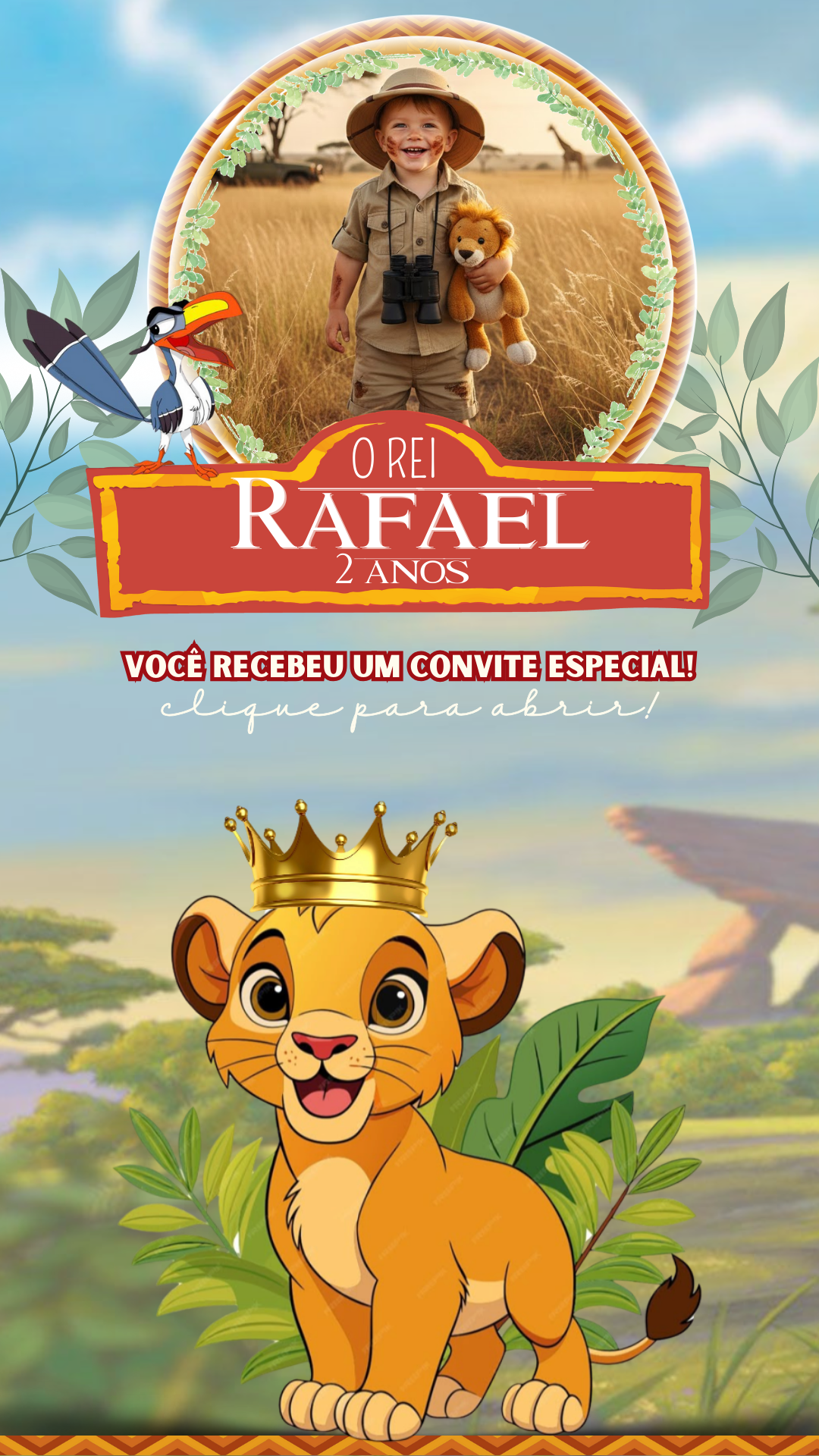 Capa do convite