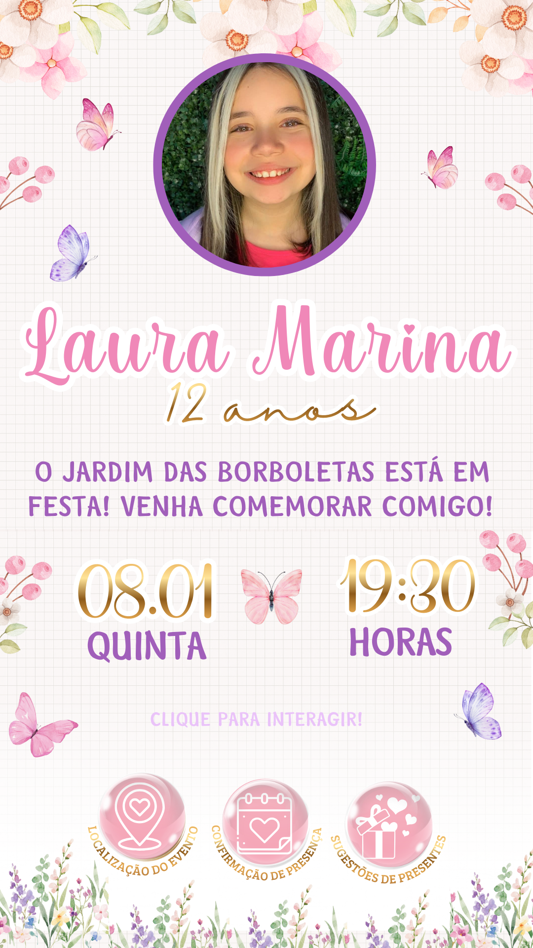 Capa do convite
